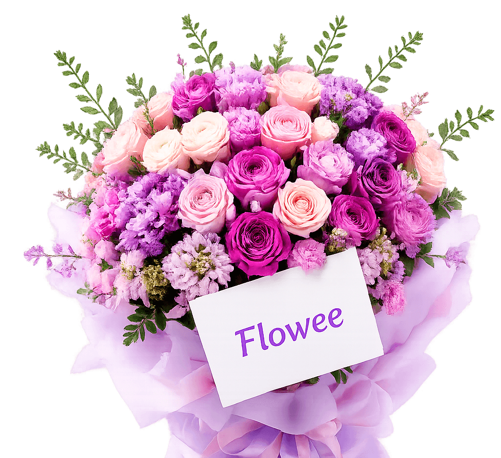 Букет цветов для продавцов Flowee